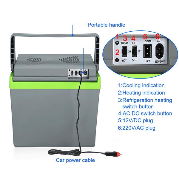 High Capacity Travel Cooler Refrigerator